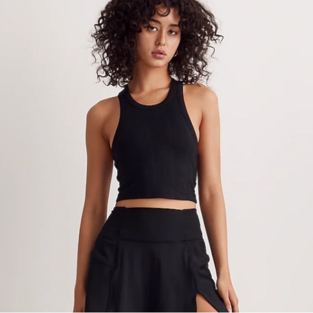 Madewell Variegated Rib Crop Tank